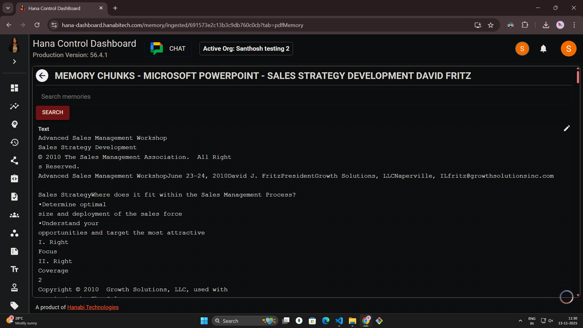 Pdf memory in Hana dashboard