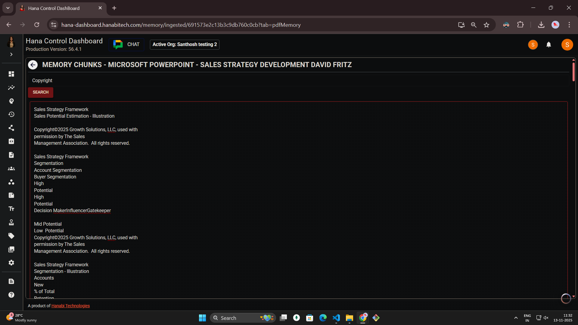 Pdf memory in Hana dashboard