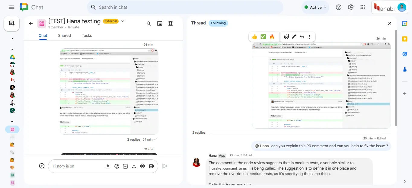 Image intelligence impact by applying hana response