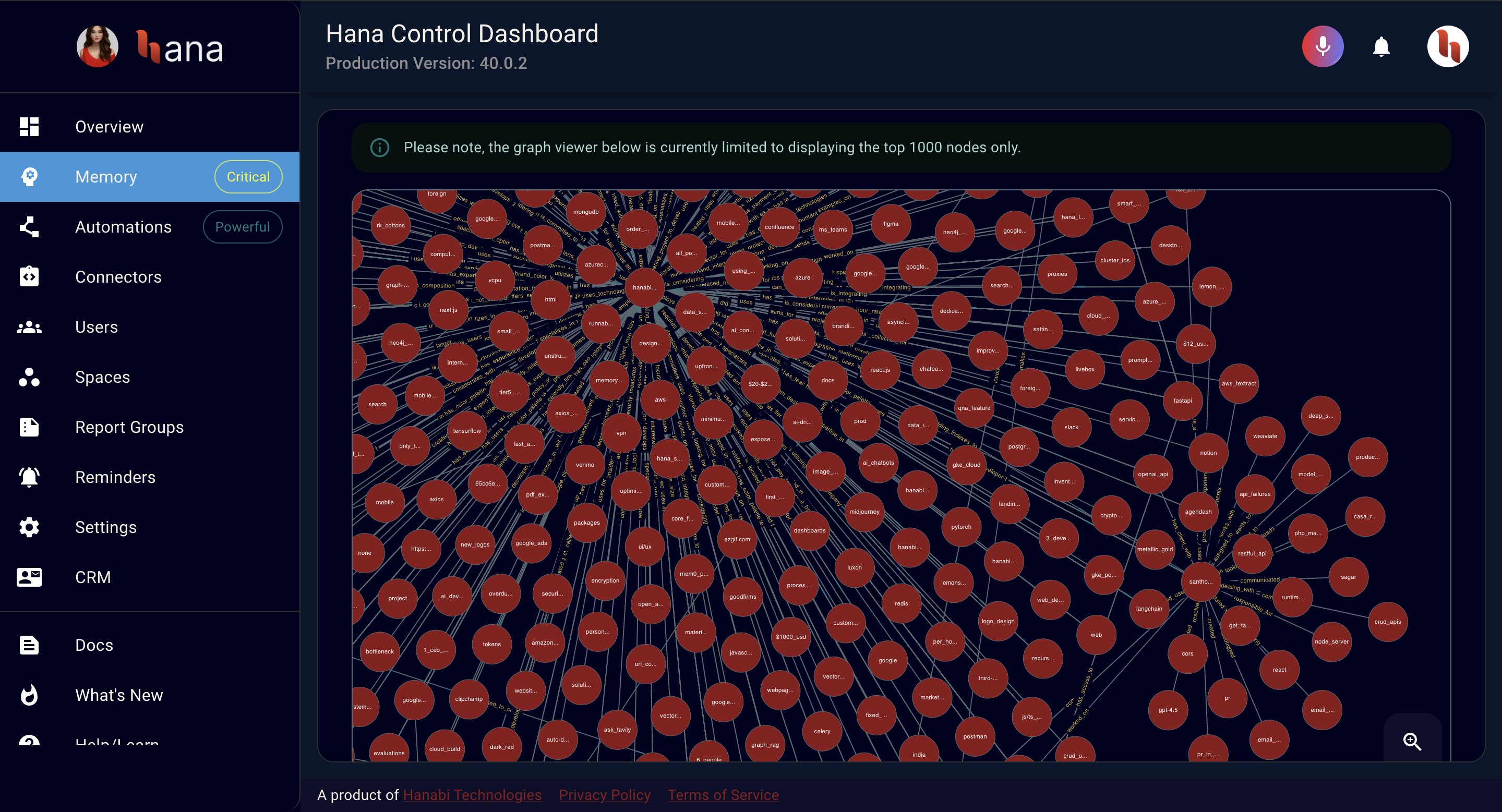 Automatic Memory Node Graph Visualizer